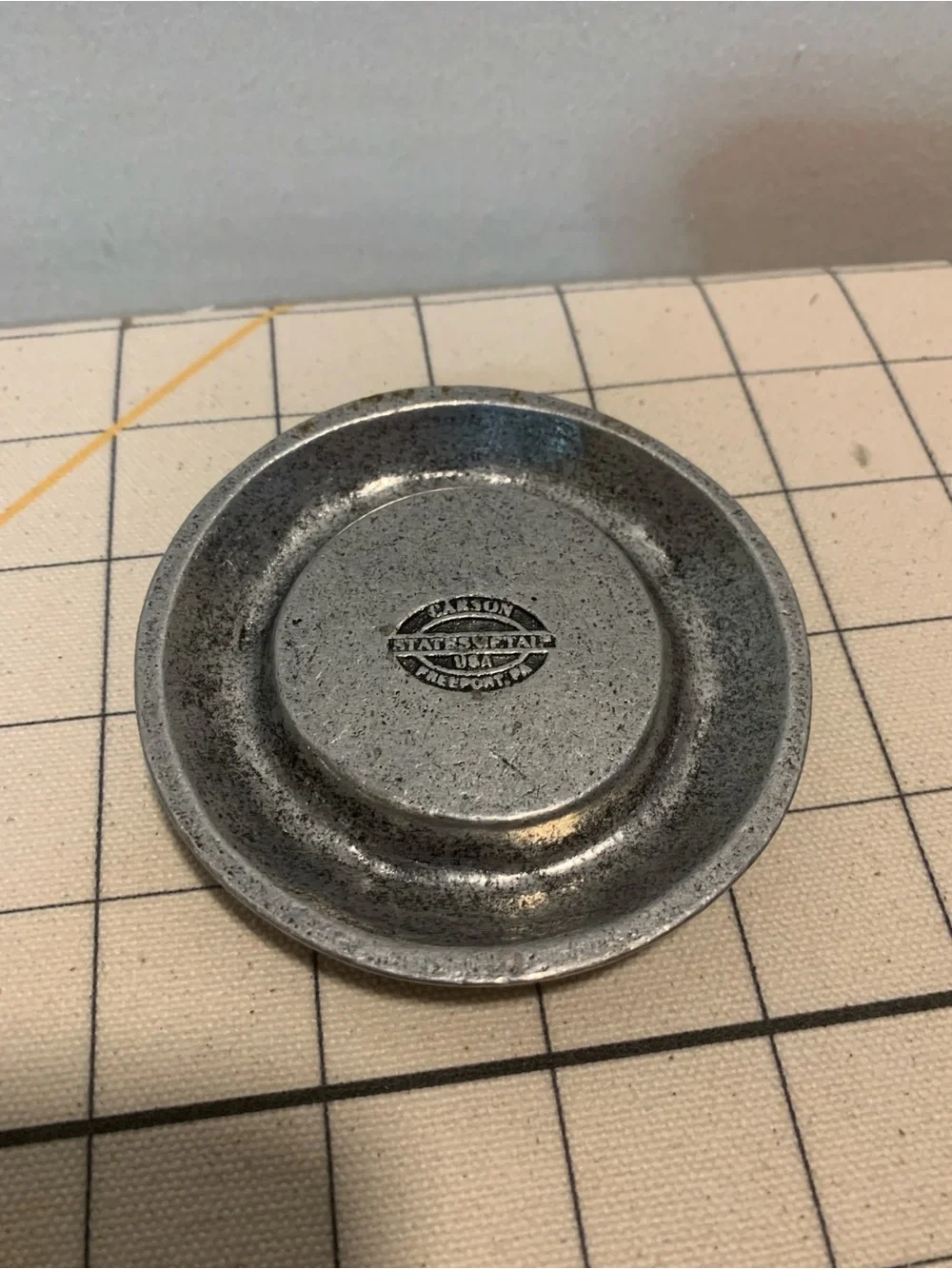 Vintage Carson Statesmetal Trinket Dish: Divorce Deterrent!